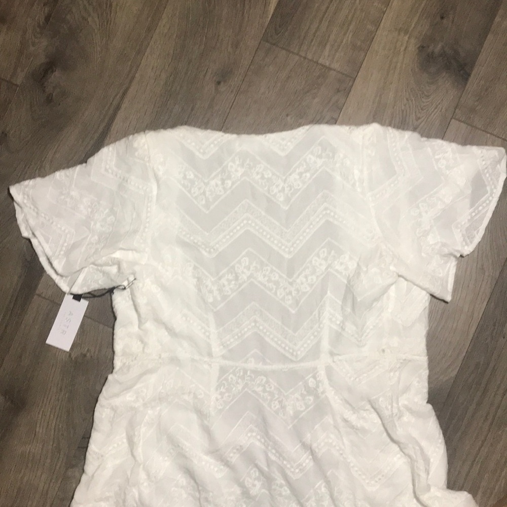 White lace long kimono/ cardigan - Picture 5 of 5